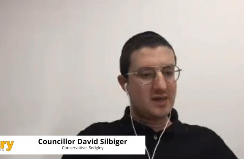 Cllr David Silbiger at committee