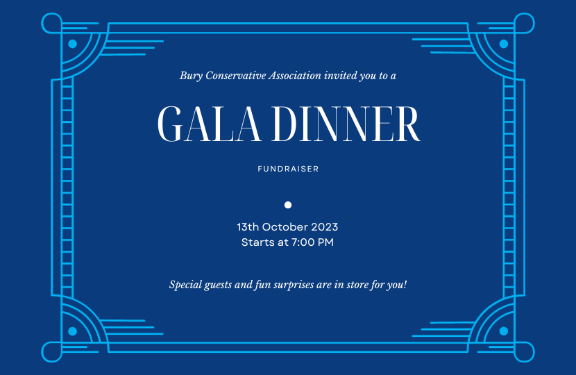 Bury Conservatives Gala Dinner
