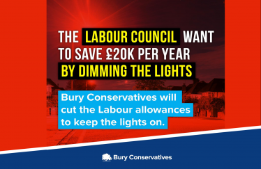 Bury Conservatives will cut the Labour allowances to keep the lights on.