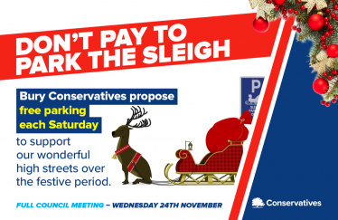 Back Bury Conservative's Plan to make Parking Free on Saturday's in December